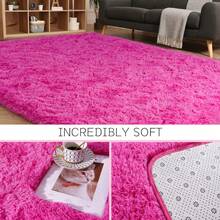 Available In A Variety Of Sizes And Colors Luxury Fluffy Area Rug Modern Shag Rugs For Bedroom Living Room, Super Soft And Comfy Carpet - 粉色 - 查看 5