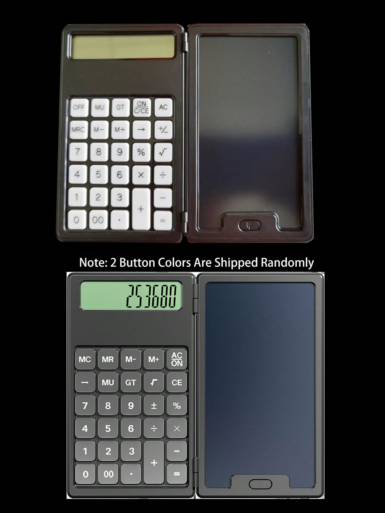 آلة حاسبة صغيرة ومفكرة واضحة متعددة الوظائف المحمو...
