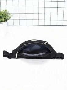 Moda Versátil Versión Coreana Nueva Bolsa De Pecho Al Estilo Extranjero Al Por Mayor Para Viajes Al Aire Libre Cartera De Mujer - Negro - Ver 3