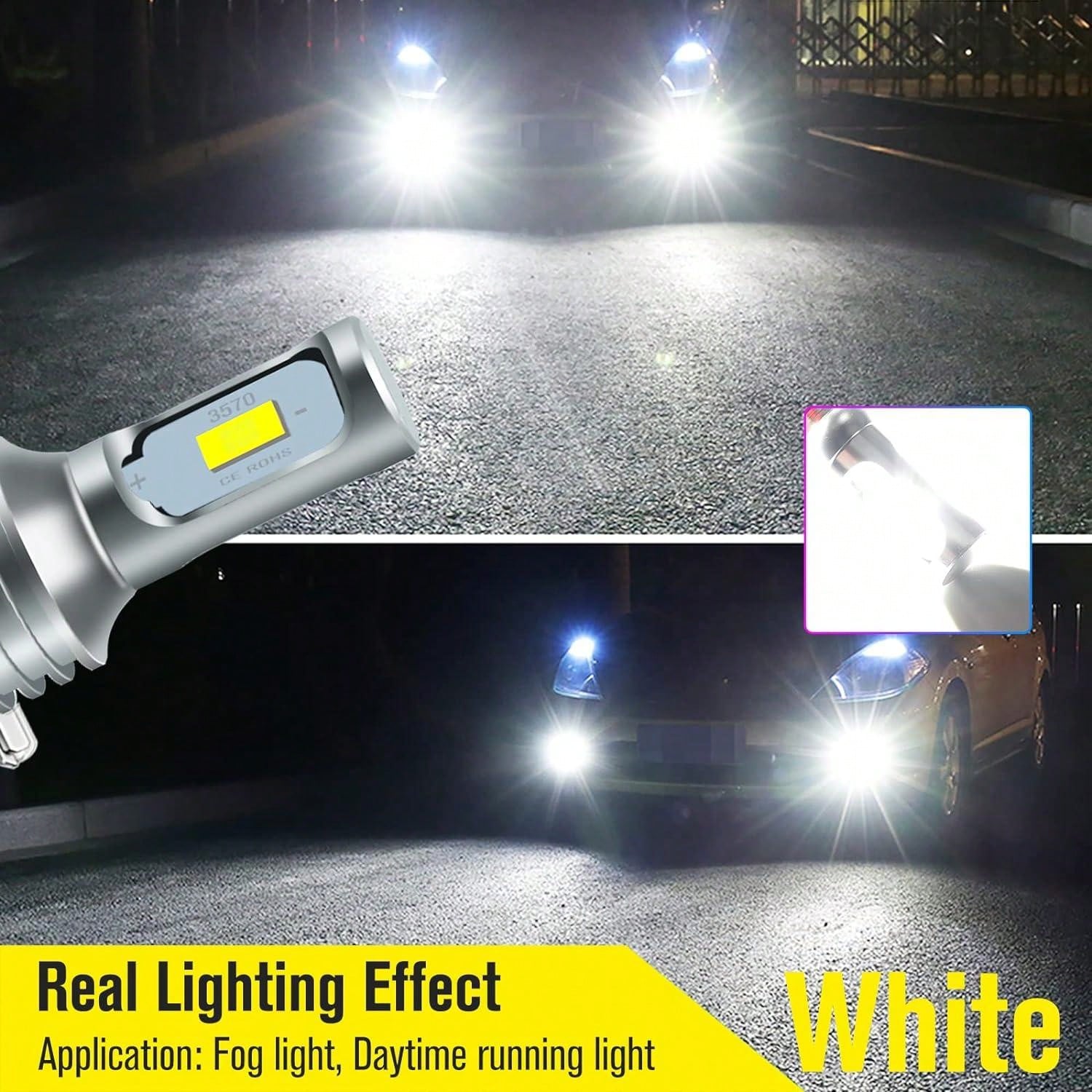 H11B Headlight Bulbs Compatible For 2007 2008 2009 2010 Hyundai Elantra