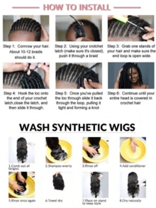 2 Pcs/Pack 30 Inches Synthetic Crochet Hair Synthetic Crochet Braid Hair Extensions For Girls Wig - Beige - View 7