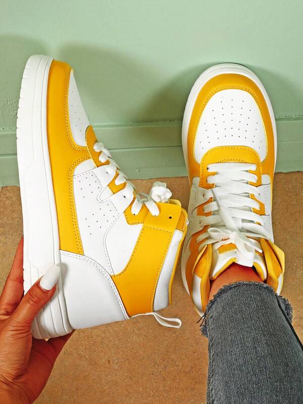 Stylish, Versatile, Durable, Comfortable, High Top, Breathable, Thick-Soled, Casual, Unisex Sneakers