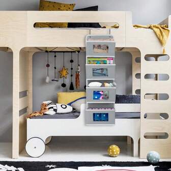 1 件无纺布门上储物袋，悬挂式衣柜收纳袋，婴儿育儿室储物袋