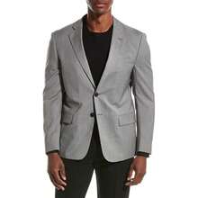 Armani Exchange Wool-Blend Blazer - Xám - Xem 4