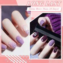 LIMEGIRL 60入組指甲凝膠套裝,全季節流行色彩凝膠指甲油套裝,可浸泡式uv/led凝膠清漆,適用於家庭美甲沙龍,女性女孩節日禮物 - 彩色 - 查看 8