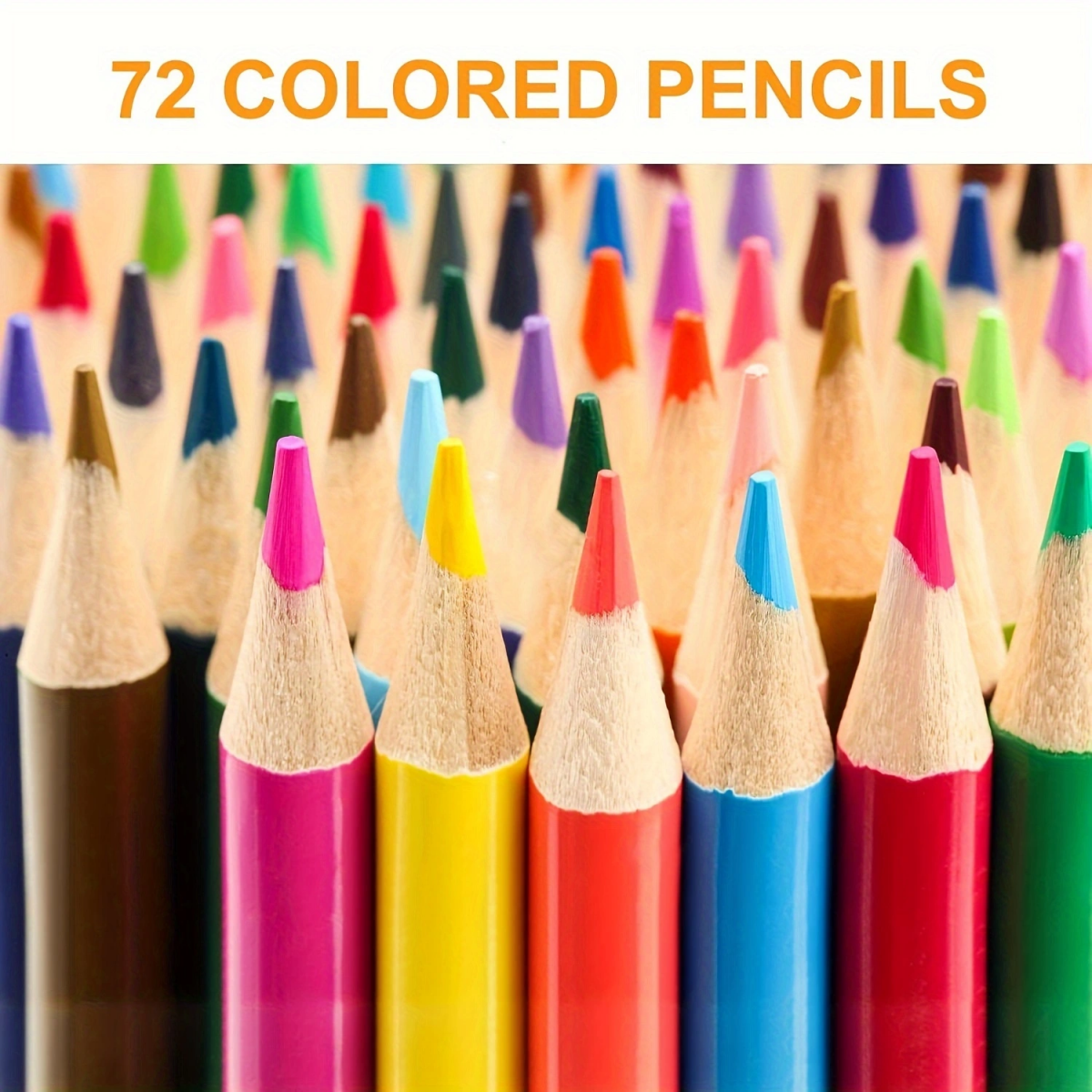 72 Regular Colored Pencils, Colored Pencils For Adult Coloring, Soft