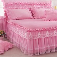 1 stuk Prinsessen stijl Kant Bedrokken Matras Beschermende hoes Sprei