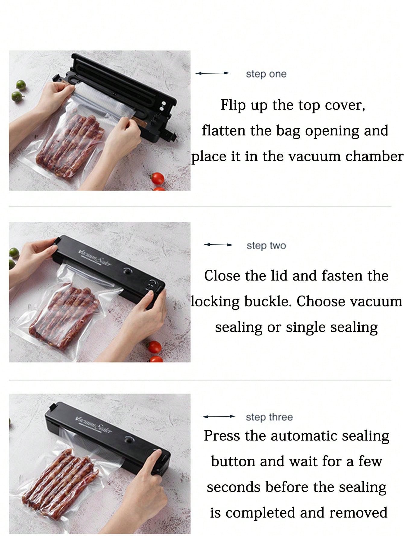 1pc Universal Automatic Vacuum Sealer Abs (Acrylonitrile Butadiene