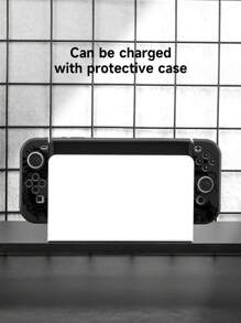 1 pieza Funda protectora negra de TPU con diseño de criatura mitológica compatible con Switch/OLED/Lite - Multicolor - Ver 8