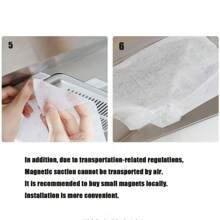 5m/Roll- Kitchen Range Hood Oil-Proof Cover, Oil-Absorbing Film Oil-Absorbing Paper Filter Mesh, Disposable Side Oil-Absorbing, Kitchen Supplies
