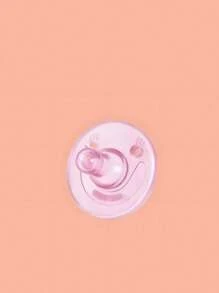 Chupete calmante rosa para bebé, chupete de ayuda para el sueño de recién nacido, chupete de silicona con cabeza redonda para el pulgar para bebés - Rosa - Ver 9