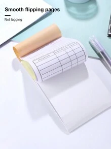 1 Pieza Factura En Inglés, Recibo, Orden De Venta, Nota De Entrega, O Libro De Cuentas (con 2 O 3 Copias) - Blanco - Ver 3