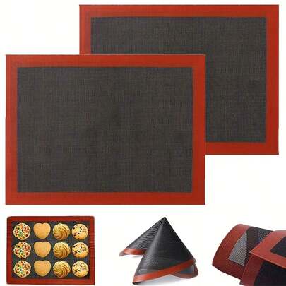 1 Miếng Gel silica Rỗng Làm bánh Tấm lót , Gel silica Khay nướng bánh Tấm lót , Gel silica Làm bánh Tấm lót , Tấm lót , Làm bánh Tấm lót