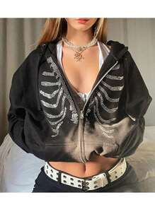 Women Jackets - 黑色 - 查看 5