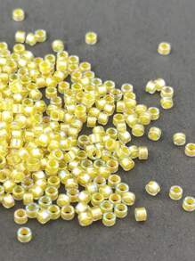 1400pcs/20g Glass Seed Beads, 2.5mm, Borealis Colour, For Diy Bracelet Jewelry Making