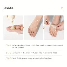 150克保濕足蠟面膜,滋養美白去角質皮膚死皮,使腳部柔軟光滑,減少細紋 - 1瓶 - 查看 3