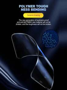 2 件哑光陶瓷隐私屏幕保护膜适用于 iPhone [非钢化玻璃] 适用于 iPhone 16/16 Plus/16 Pro/16 Pro Max/15/15Pro/15 Plus/15 Pro Max - 無色 - 查看 9