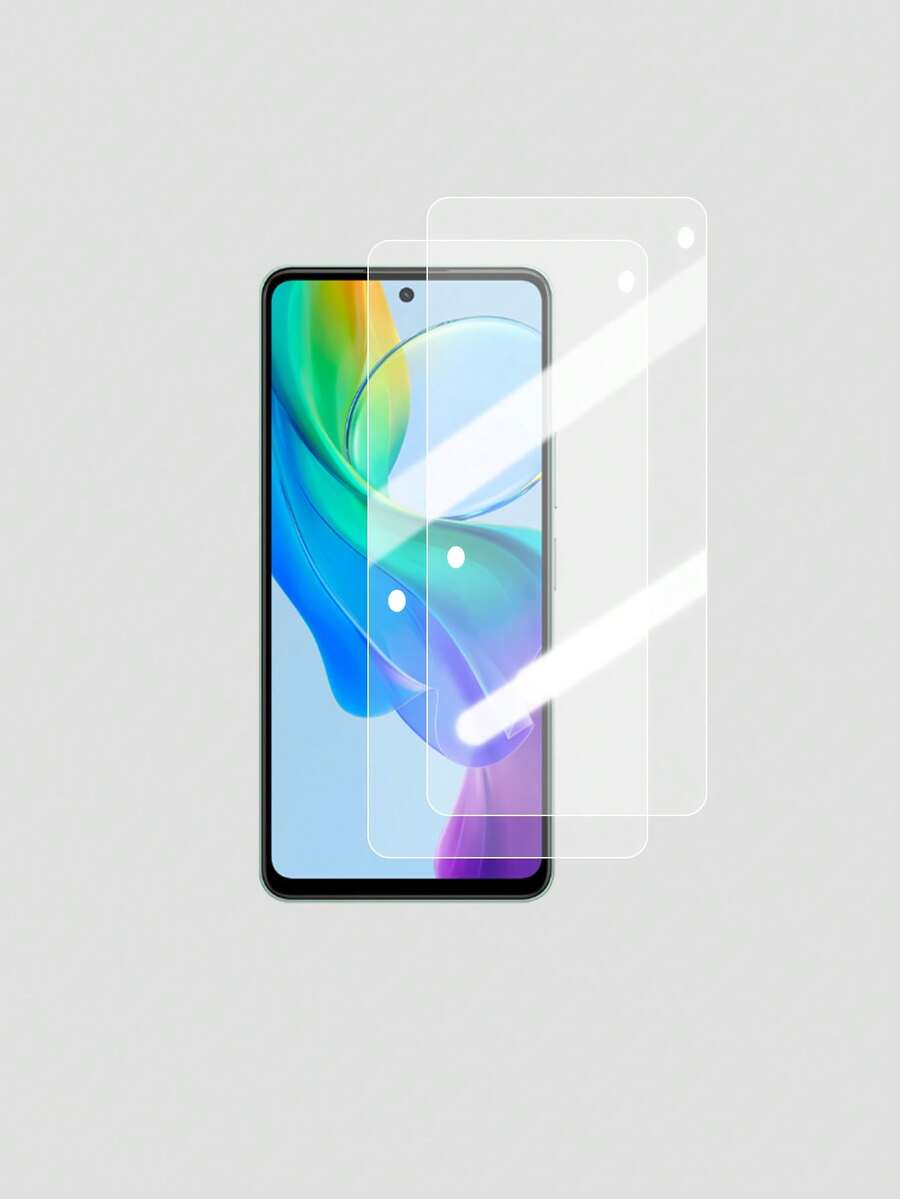 2 Piezas De Protector De Pantalla De Alta Definición Para Vivo - Blanco - Ver 1