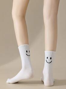 5 cặp Đúng mốt Dễ thương Phong cách Học viện Vớ giữa bắp chân - Nhiều màu - Xem 6