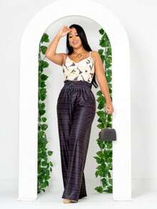 Women Two-Piece Outfits - 黑與白 - 查看 3