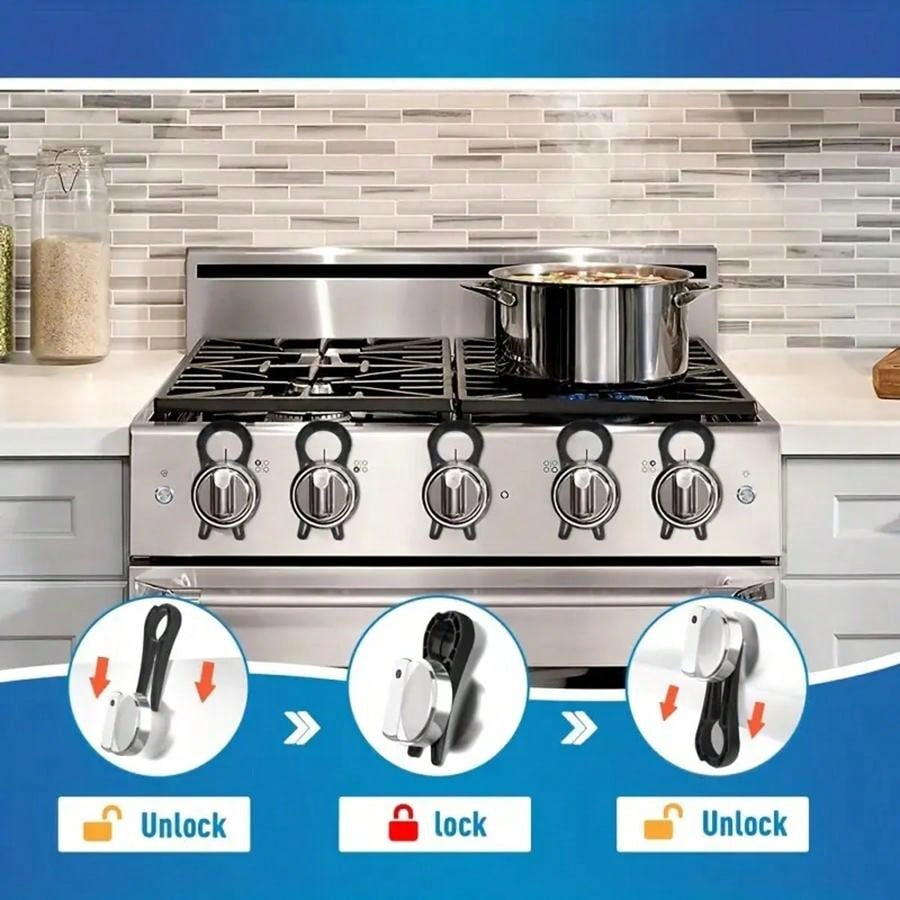 Gas Stove Knob Protection Baby Proofing Child Safety Gas Stove Switch