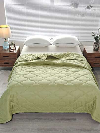 1pc Multi-Color Brushed Cotton Quilt, Modern Active Print Summer Lightweight Blanket, Suitable For Home Bedroom Living Room Car Travel