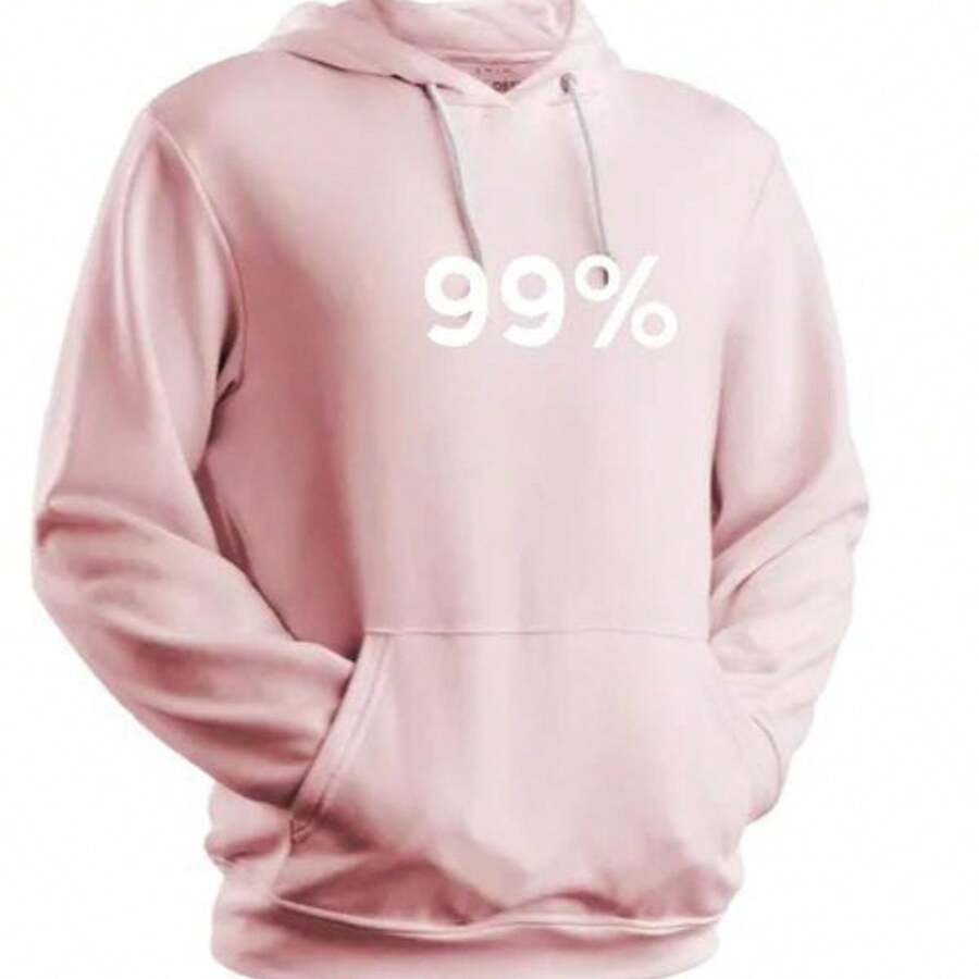 Men Hoodies - Baby Pink - View 1