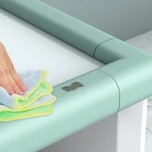 2m Baby Collision-Proof Strip, Table Corner Protection, Wall Corner Edge Protection, Child Bed Angle Wrap, Anti-Collision Protection, Sponge Adhesive Strip - Beige - View 5