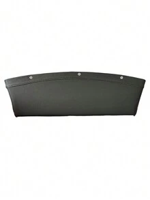 1pc Black Car Seat Gap Storage Box, Car Seat Gap Organizer With Cup Holder And Coin Holder - Black and White - View 7