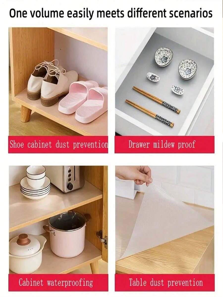 1 Roll Kitchen Liner Mat, Eva Material AntiOil & AntiMoisture