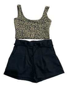Women Two-Piece Outfits - 黑色 - 查看 3
