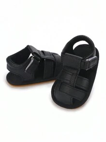 婴幼儿男童夏季凉鞋0-1岁柔软防滑鞋底透气不脱落