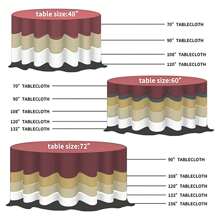 Fani 12 Pack 108 Inch Round Tablecloth - Premium Silky Satin Tablecloth Overlay Smooth Fabric Table Cover Linens, Table Decoration For Wedding Party Banquet Events Restaurant Kitchen Dining - 白色 - 查看 8