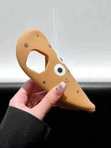 棕色可爱卡通土豆图案手机壳适用于苹果 iPhone 16promax/16pro/16/IPhone15promax、创意苹果 14、趣味手机壳 13promax、柔软硅胶保护套 12、11、14pro、全覆盖 - 棕色 - 查看 6