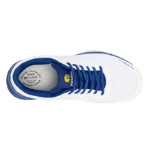 FitVille Wide Pickleball Shoes For Men Tennis Shoes Sneakers For All Court Racquetball Athletic Shoes For Racquet Sport | Arch Support & Wide Toe Box - Blue and White - View 7
