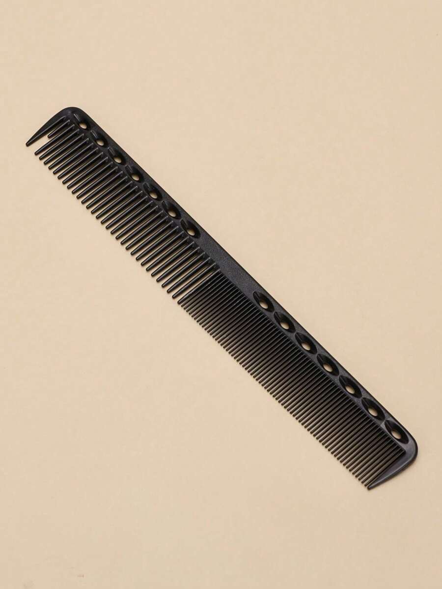 1pc Black Hair Cutting Comb Hair Brush, Hair Brush, Comb, Hair Tools, Hair Products And Accessories For Barber Salon Beauty Travel Essentials, Back To School, Travel Holiday Essentials, Hair Accessories For Women, Brush, Hair Brushes, Edge Brush, Brush Hair, Hair Comb, Comb Hair, Detangling Brush, Ball Brush, Mini Hair Brush, Hair Brush Set, Wooden Comb, Hair Brush,Hair Brush, Brush, Comb, Slick Back Brush, Hairbrush, Edge Brush, Brush Hair, Hair Comb, Hair Brush Set, Comb Hair, Mini Hair Brush, Detangling Brush, Hair Brushes, Hair Products, Hair Tools, Hair Stuff, Hair Care, Curly Hair Brush, Barber, Barber Accessories, Hairdressing Equipment,Travel Essentials,Hairstyle,Hairdressing,Hair Brush,Slick Back Brush,Styling Brush,Curly Hair Brush,Edge Brush,Hair Comb,Brush Hair,Hair Brush Set,Comb Hair,Comb For Curls,Detangling Brush,Hair Brush For Women,Hair,Travel,Hair Products,Hair Tools,Hair Stuff,Barber,Barber Accessories,Barbershop,Hairdressing Equipment - Black - View 1