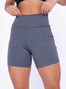 Women Sports Shorts - Grey - View 2