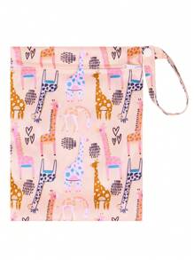 1 túi chống thấm nước, có thể giặt và tái sử dụng, thích hợp cho du lịch, bãi biển, hồ bơi, xe đẩy, đựng tã bỉm, quần áo thể thao bẩn, đồ bơi ướt, đồ dùng vệ sinh cá nhân, v.v. - Nhiều màu - Xem 2