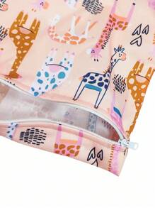 1 túi chống thấm nước, có thể giặt và tái sử dụng, thích hợp cho du lịch, bãi biển, hồ bơi, xe đẩy, đựng tã bỉm, quần áo thể thao bẩn, đồ bơi ướt, đồ dùng vệ sinh cá nhân, v.v. - Nhiều màu - Xem 5