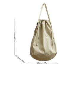 Bolsa De Mujer Cruzada Versátil Casual, Simple, Liviana, Plegable Y De Gran Capacidad