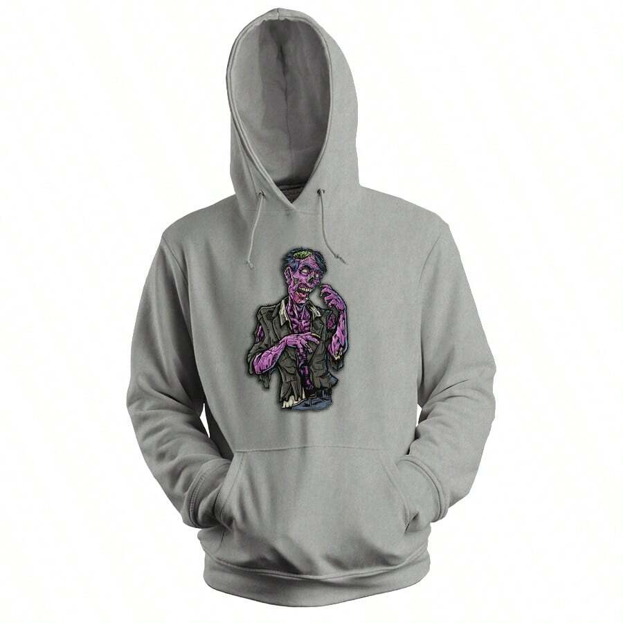 Men Hoodies - Xám - Xem 1