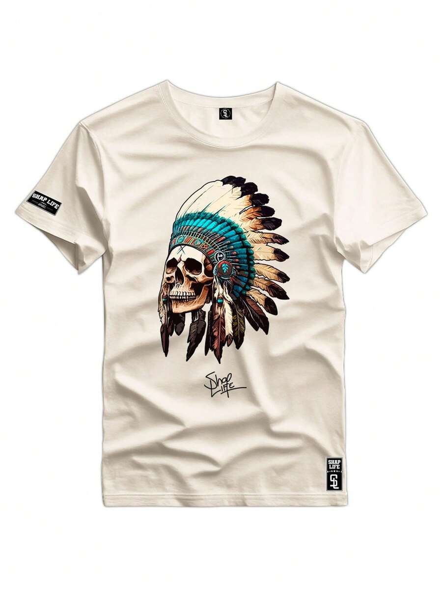Shap Life Men T-Shirts - 米色 - 查看 1