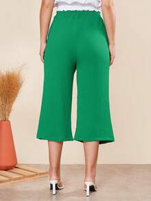 Women Pants - 綠色 - 查看 4