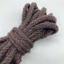 1 pieza 5 yardas 6mm Cuerda decorativa trenzada retorcida, cuerda para decoración textil artesanal del hogar - Estilo de selección - Ver 8