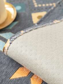 1件装四季通用波西米亚现代简约防滑沙发垫，沙发套，防尘，可机洗，沙发保护套，雪尼尔材质，适用于卧室、办公室、客厅、L型沙发和1/2/3/4人座沙发。