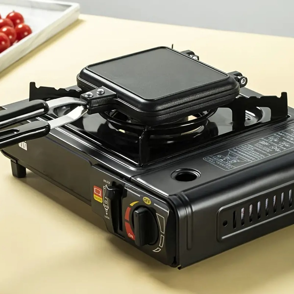 1pc Sandwich Maker NonStick Grilled Sandwich Double Sided Frying Pan