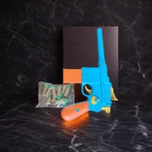 Ejection Shell Soft Bouncing Toy Gun, Mauser Style Outdoor Interactive Toy Gun (Random Style And Color) - Blue - View 3