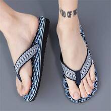 Men's Classic Thong Sandals, Minimalist Soft Bottom Beach Slippers