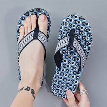 Men's Classic Thong Sandals, Minimalist Soft Bottom Beach Slippers