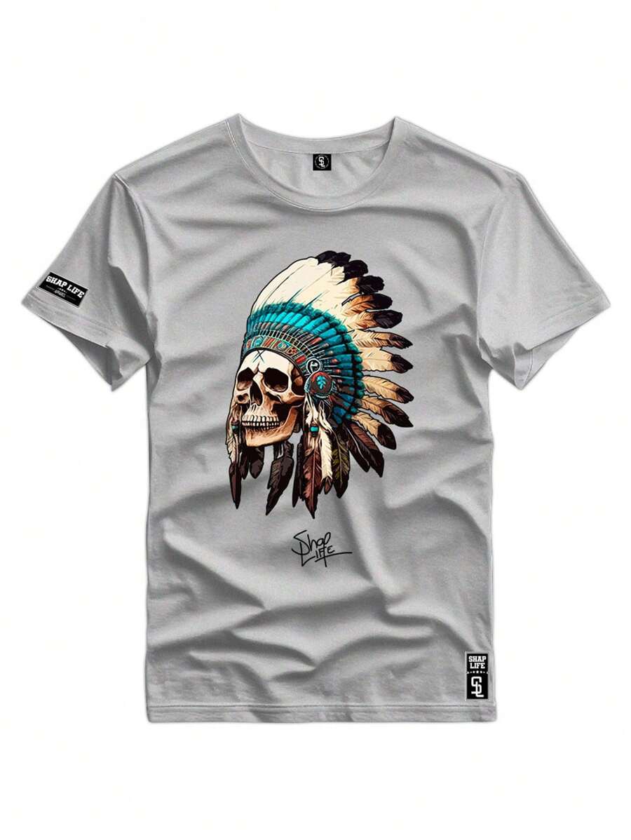 Shap Life Men T-Shirts - 淺灰色 - 查看 1
